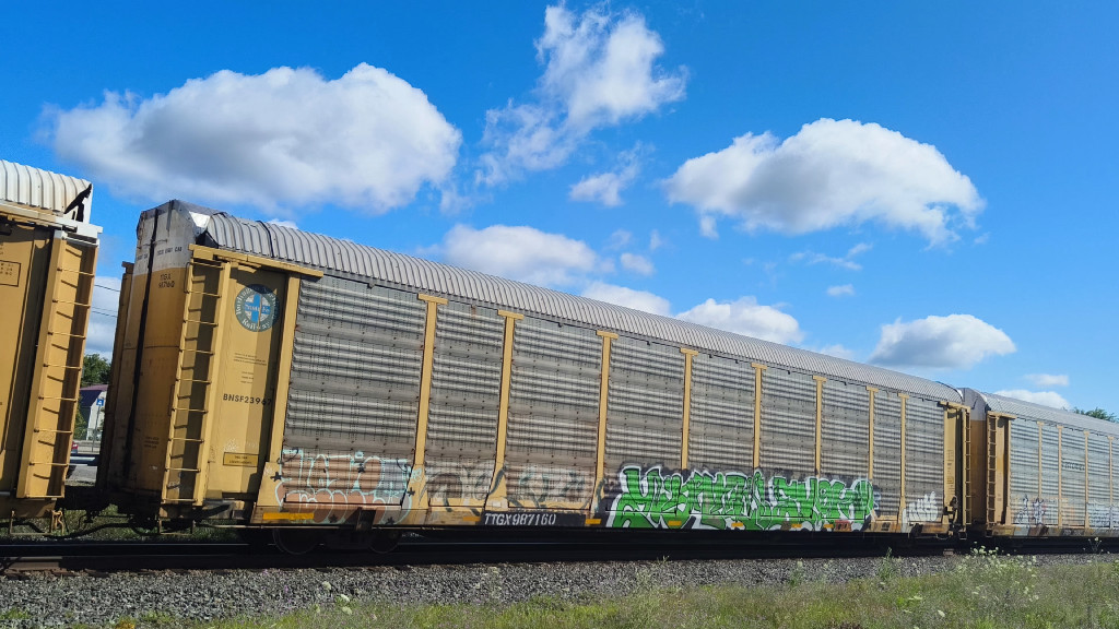 BNSF 23967 (Body) TTGX 987160 (Flat)